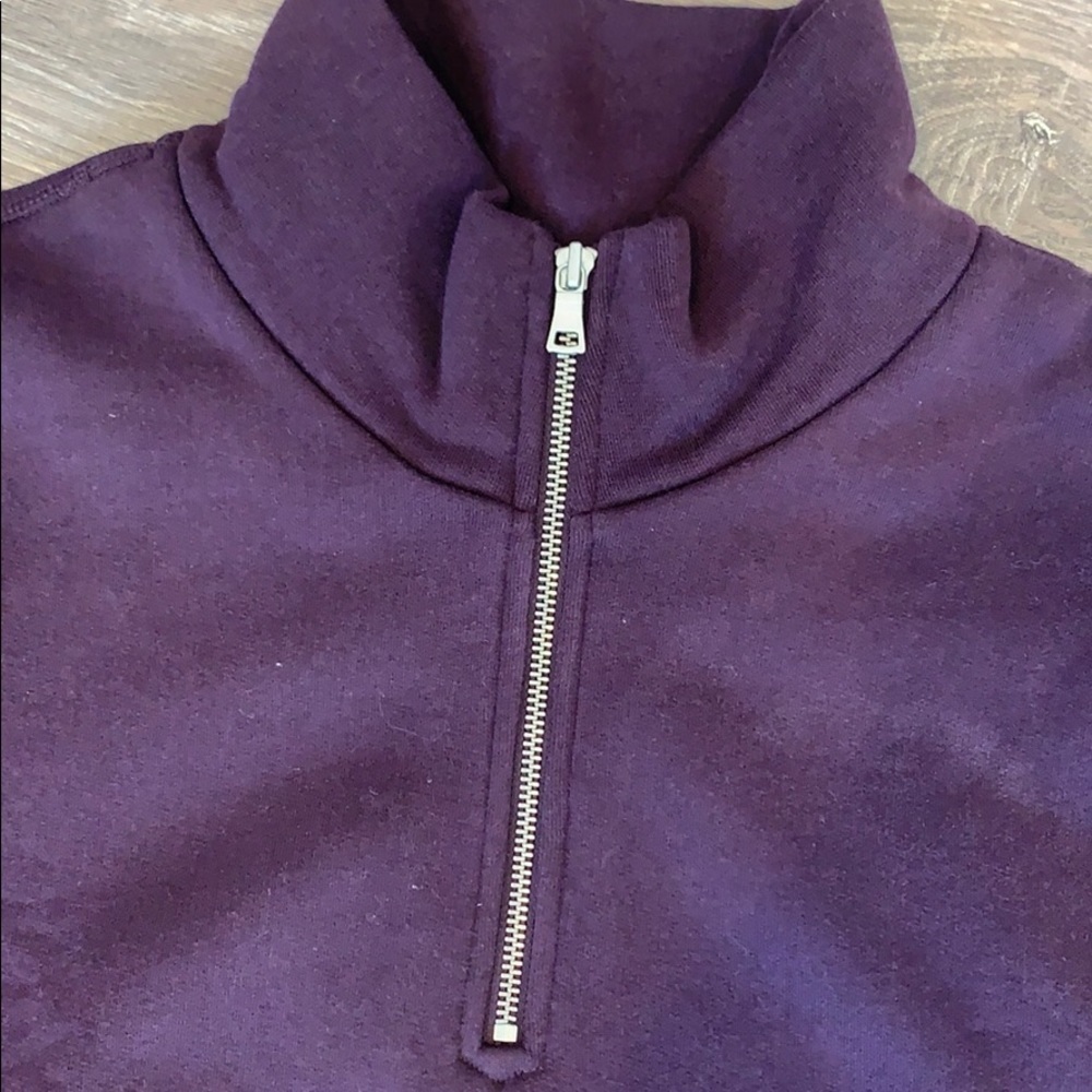 Men’s 1/4 Zip Top (Eggplant Color) - Picture 2 of 4